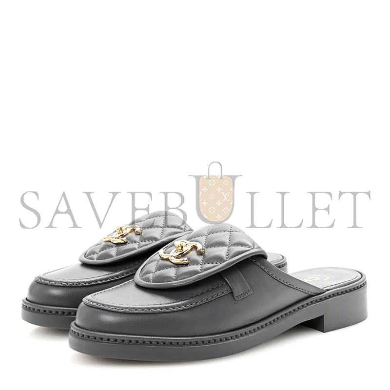 CHANEL QUILTED CC MULES G46120